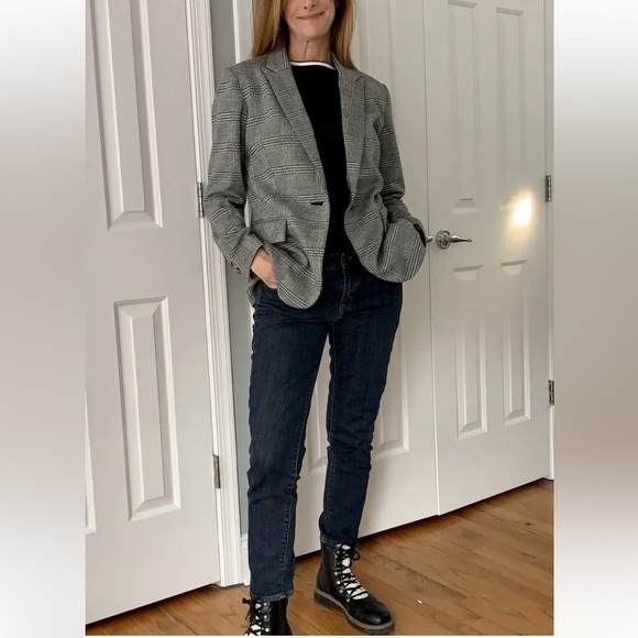 Jason Wu plaid check patterned blazer jacket 17526 - Picture 2 of 13